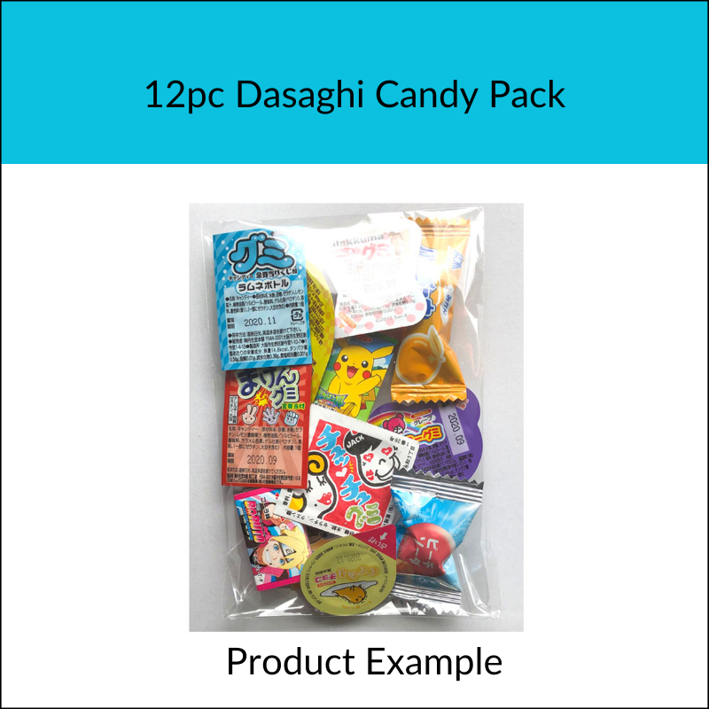 12pc Traditional Japan Candy Pack - Dagashi Japan sweets