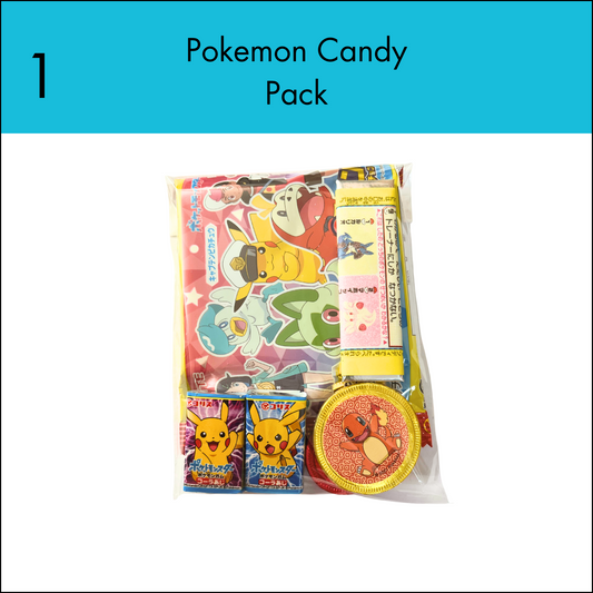 Pokemon Japanese Candy Snack Pack