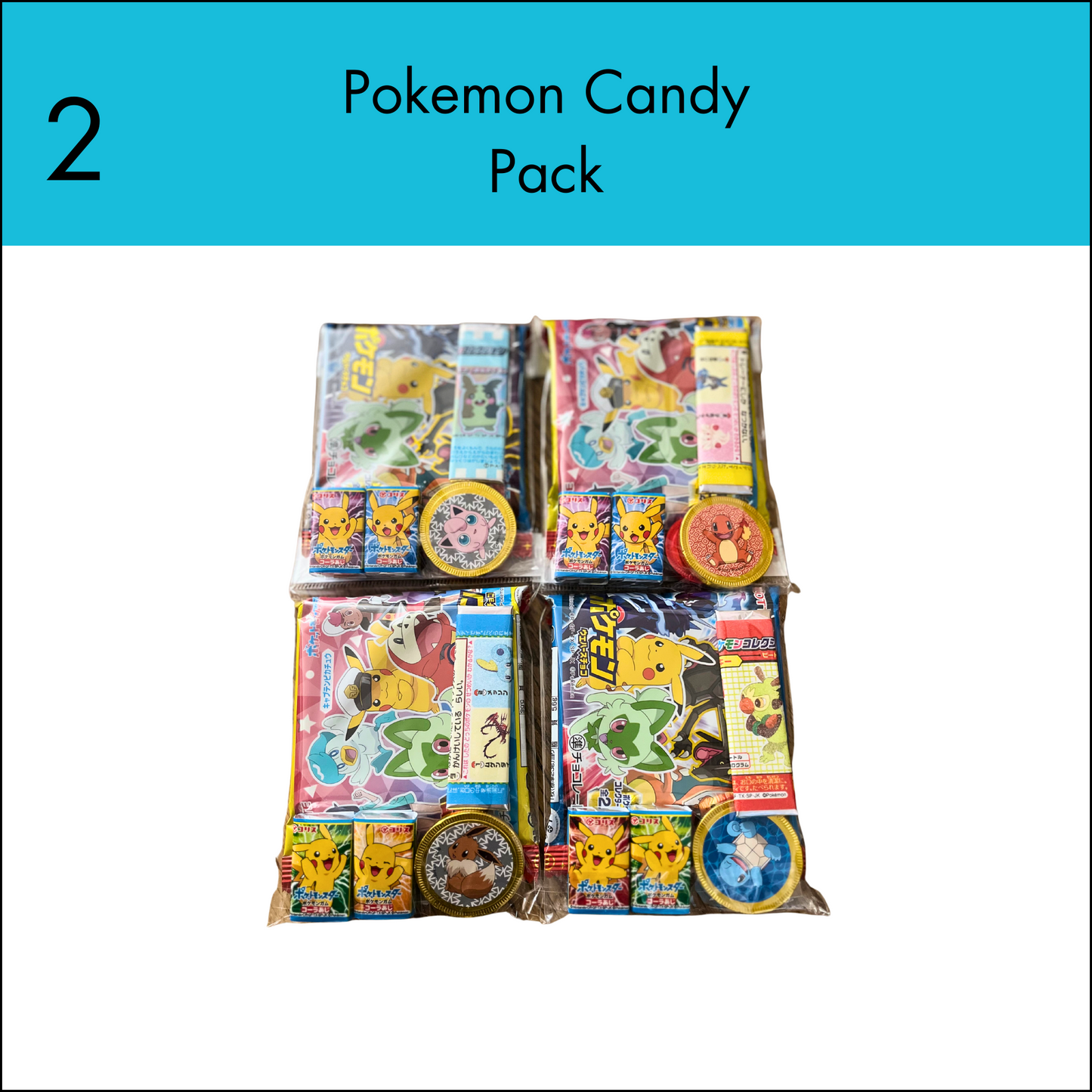 Pokemon Japanese Candy Snack Pack