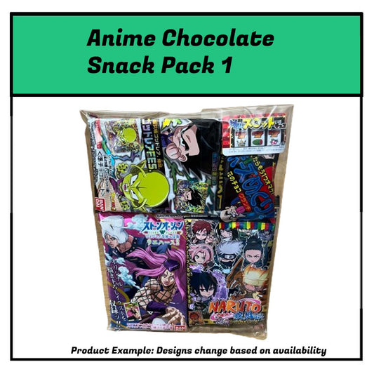 Japan Anime Chocolate Snack Pack with Collectors Item