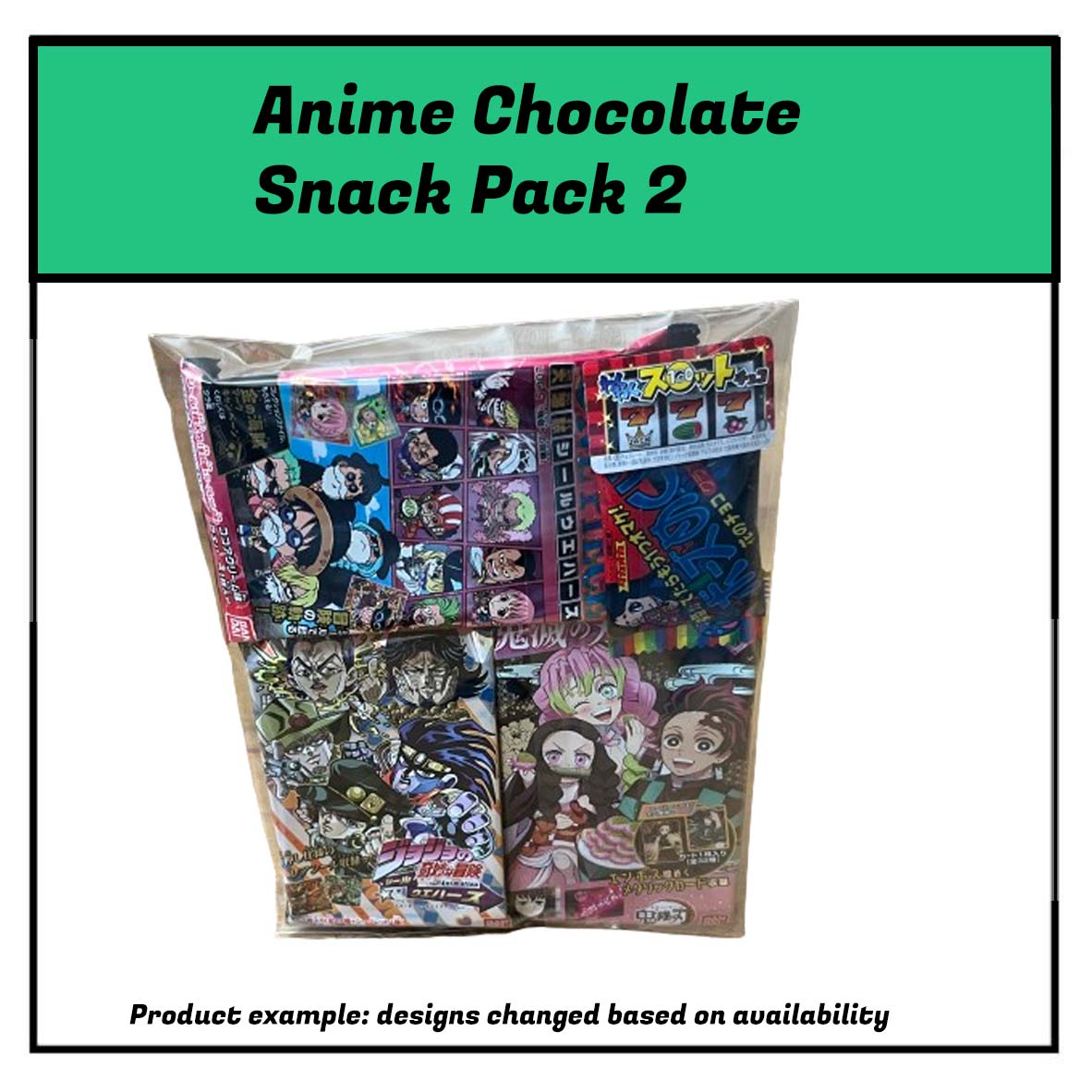 Japan Anime Chocolate Snack Pack with Collectors Item