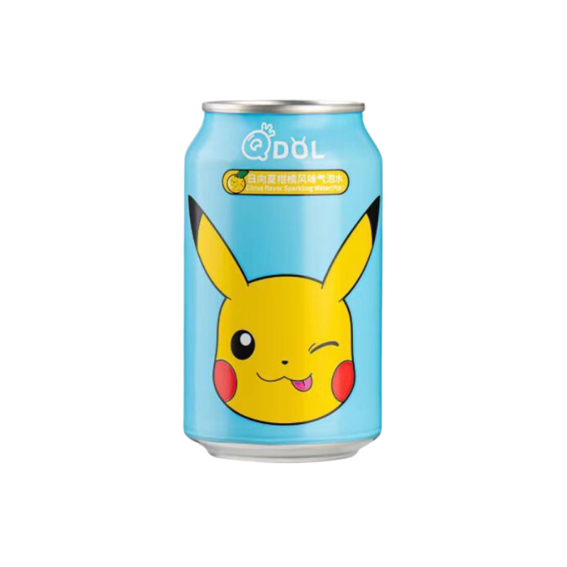 QDOL Pokemon Tangerine Flavour Soda 330ml