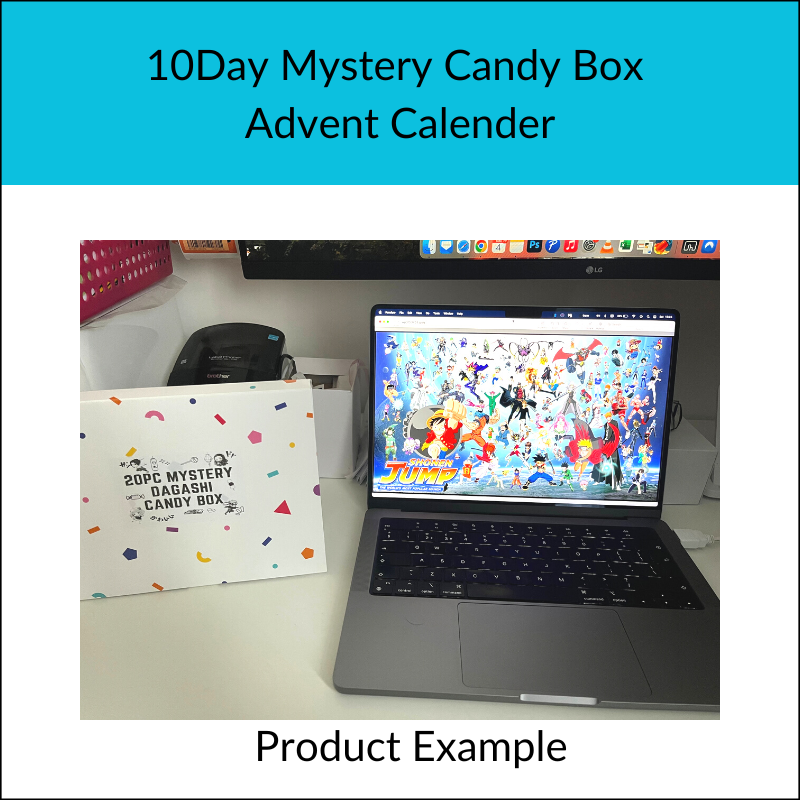 10Day Japan Snack Mystery Candy Box Advent Calendar Kantanliving