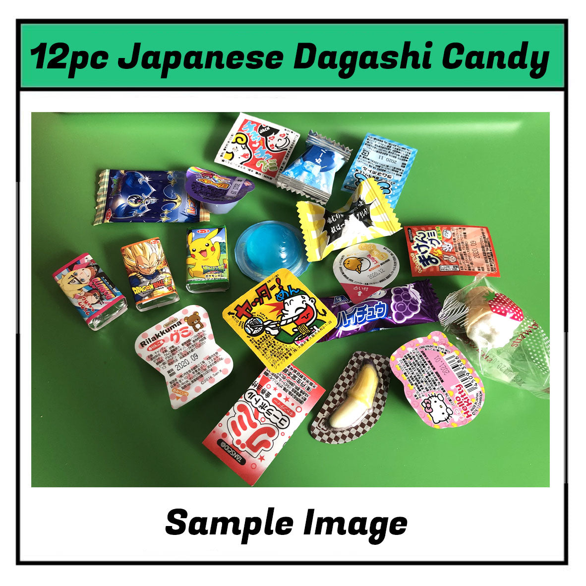 12pc Traditional Japan Candy Pack - Dagashi Japan sweets