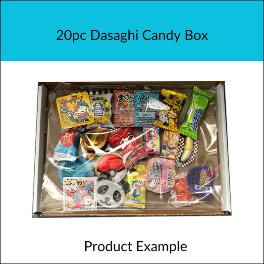20pc Traditional Japan Snack Candy Box - Dagashi Snack Box