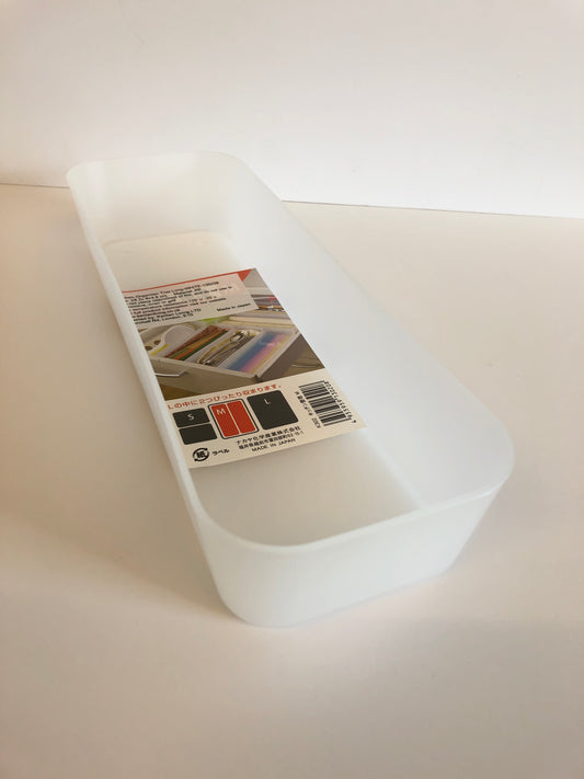 Desk Kitchen organiser tray long WHITE