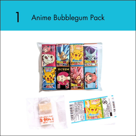 Anime Bubblegum 8pc Pack 52g