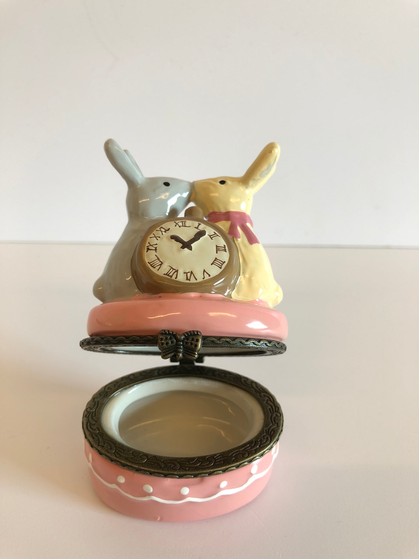 Jewelry box Twin rabbit pink case