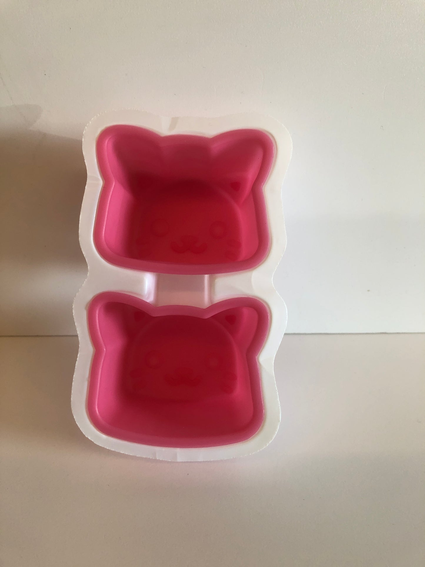 Silicon small cooking mould CAT Design PINK