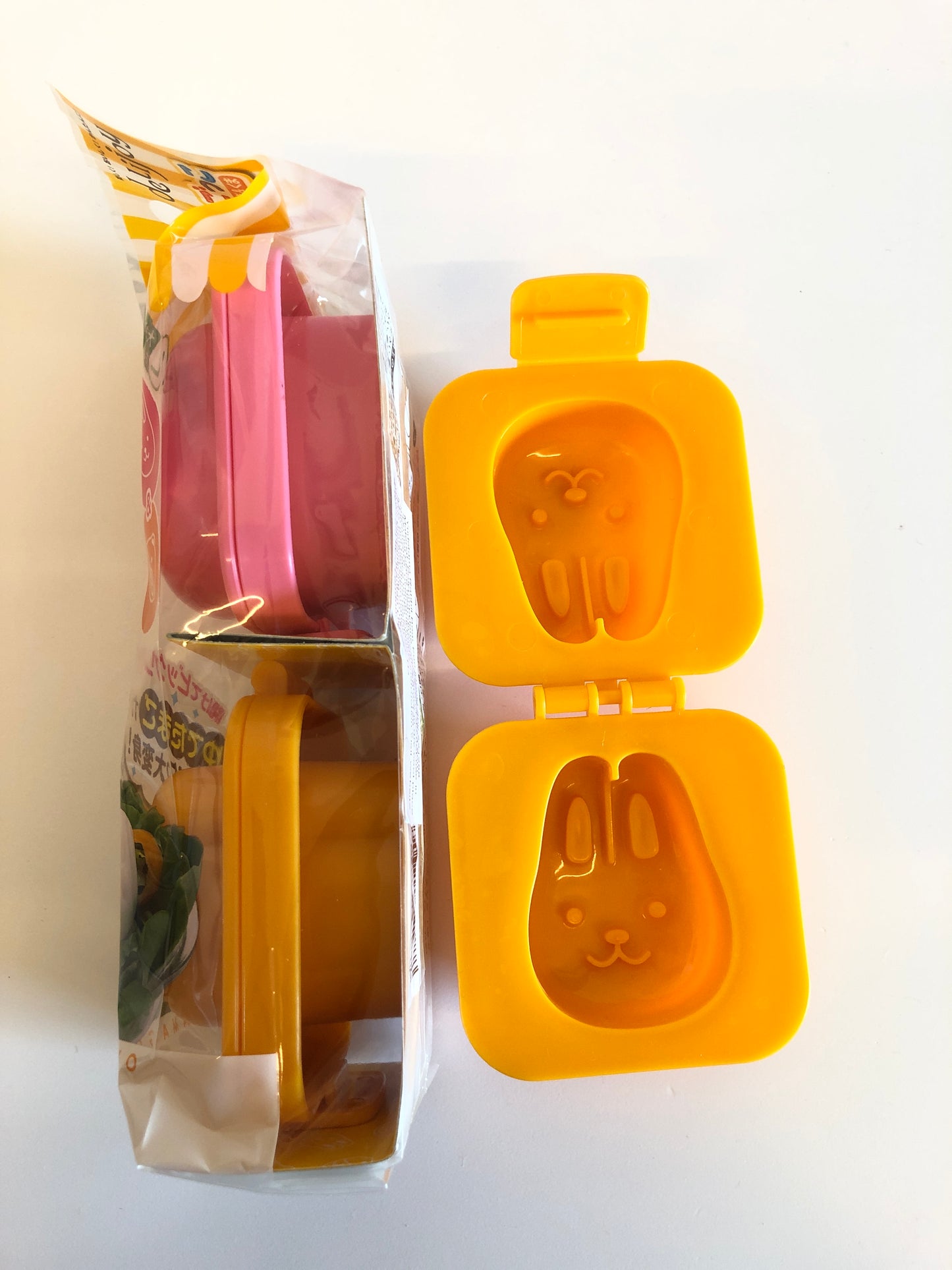 Yudetama Rabbit and bear egg mould