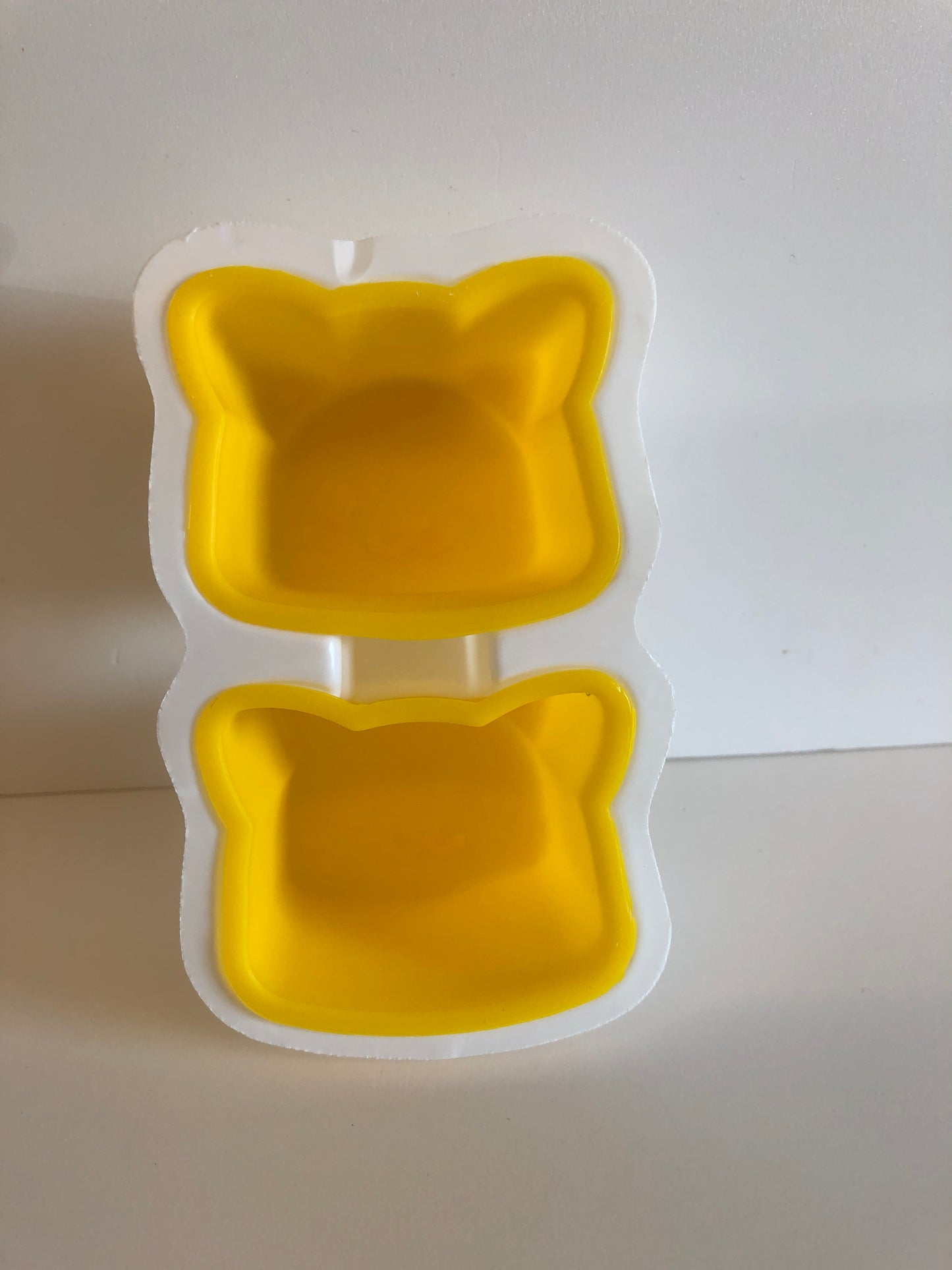 Silicon small cooking mould CAT Design YELLOW