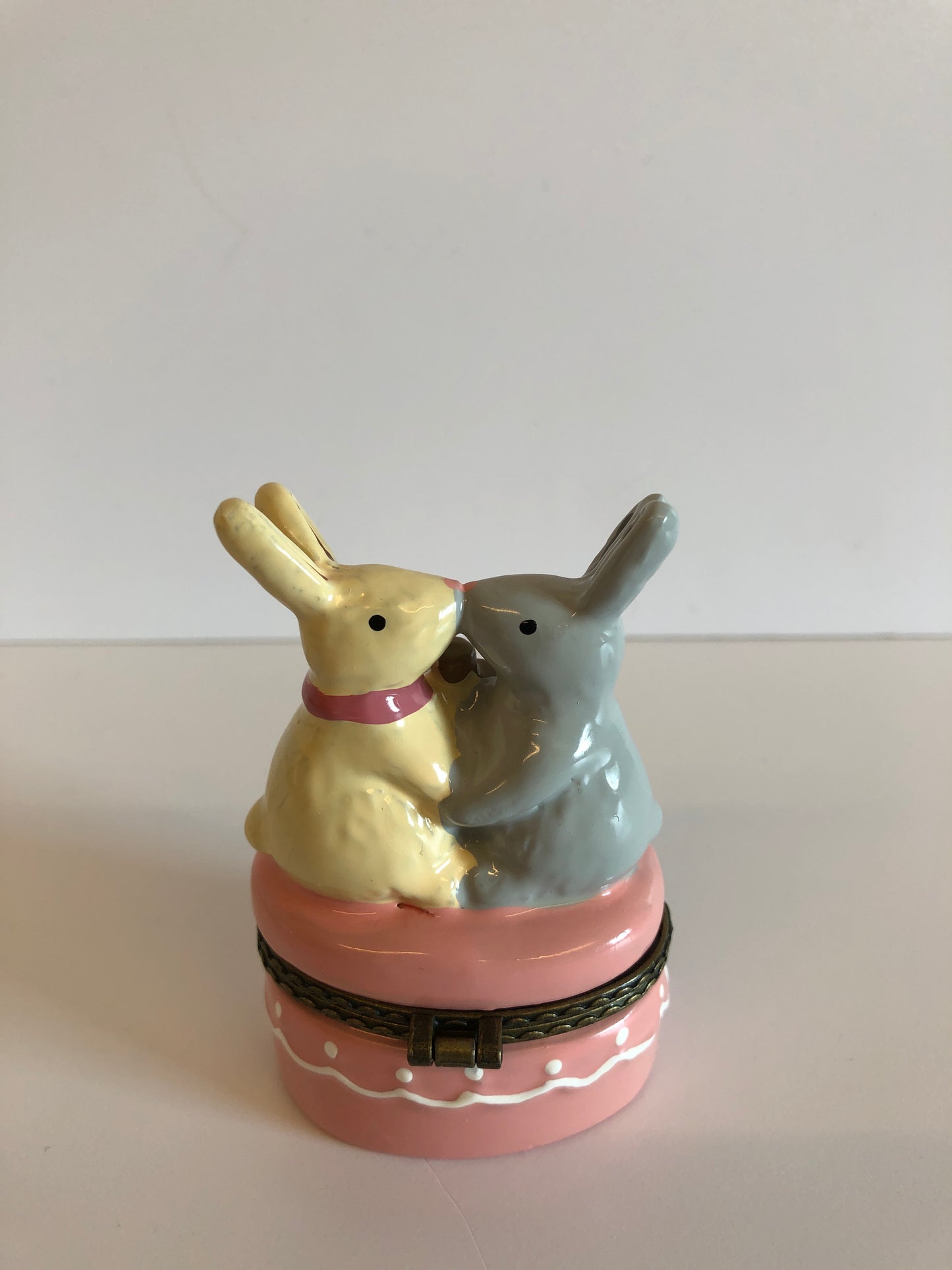 Jewelry box Twin rabbit pink case