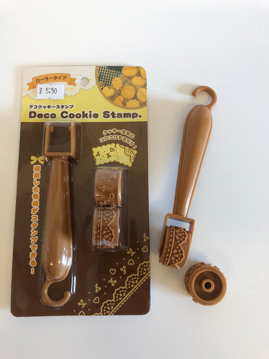 Cookie stamp decoration roller BROWN