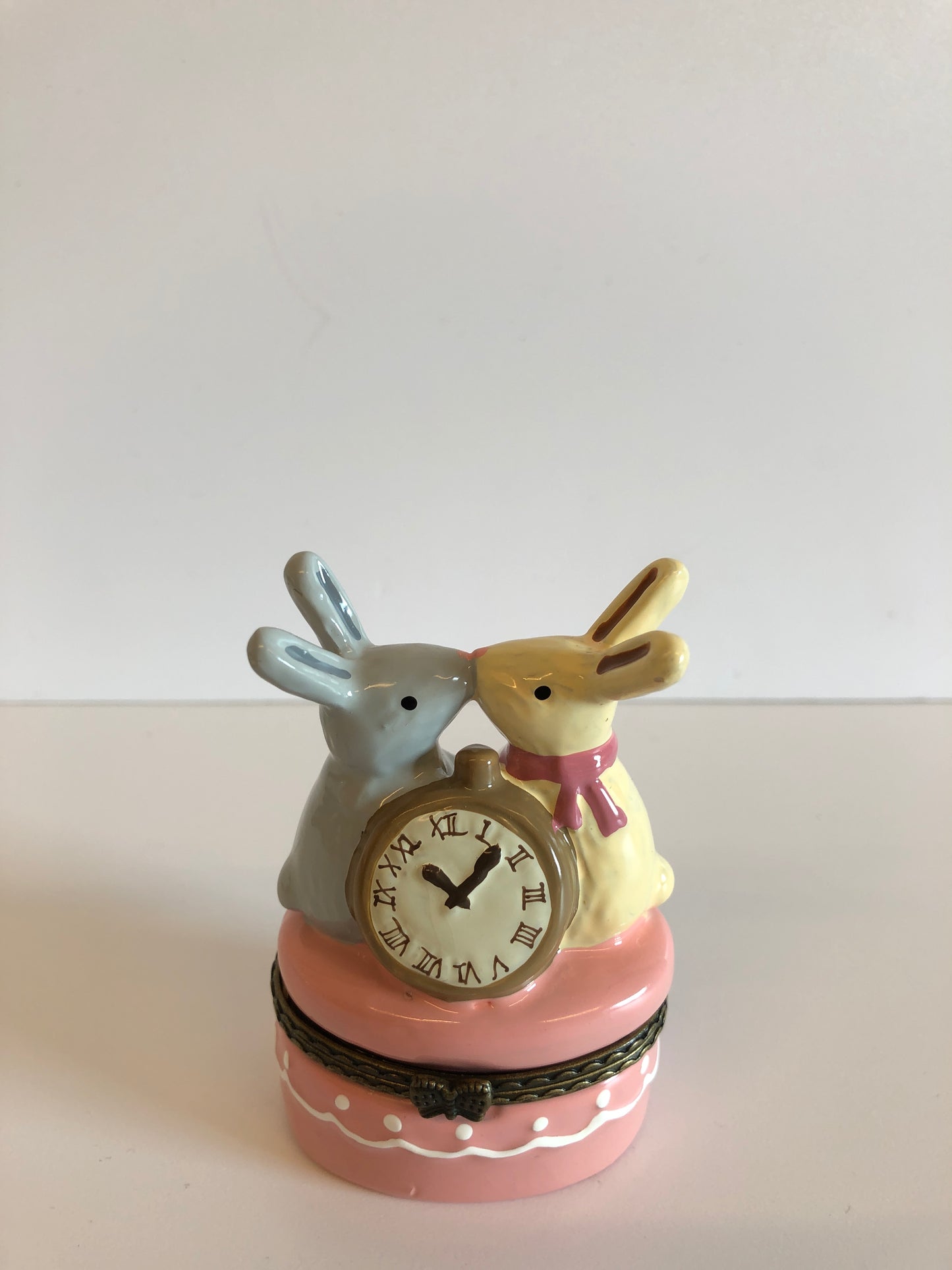 Jewelry box Twin rabbit pink case